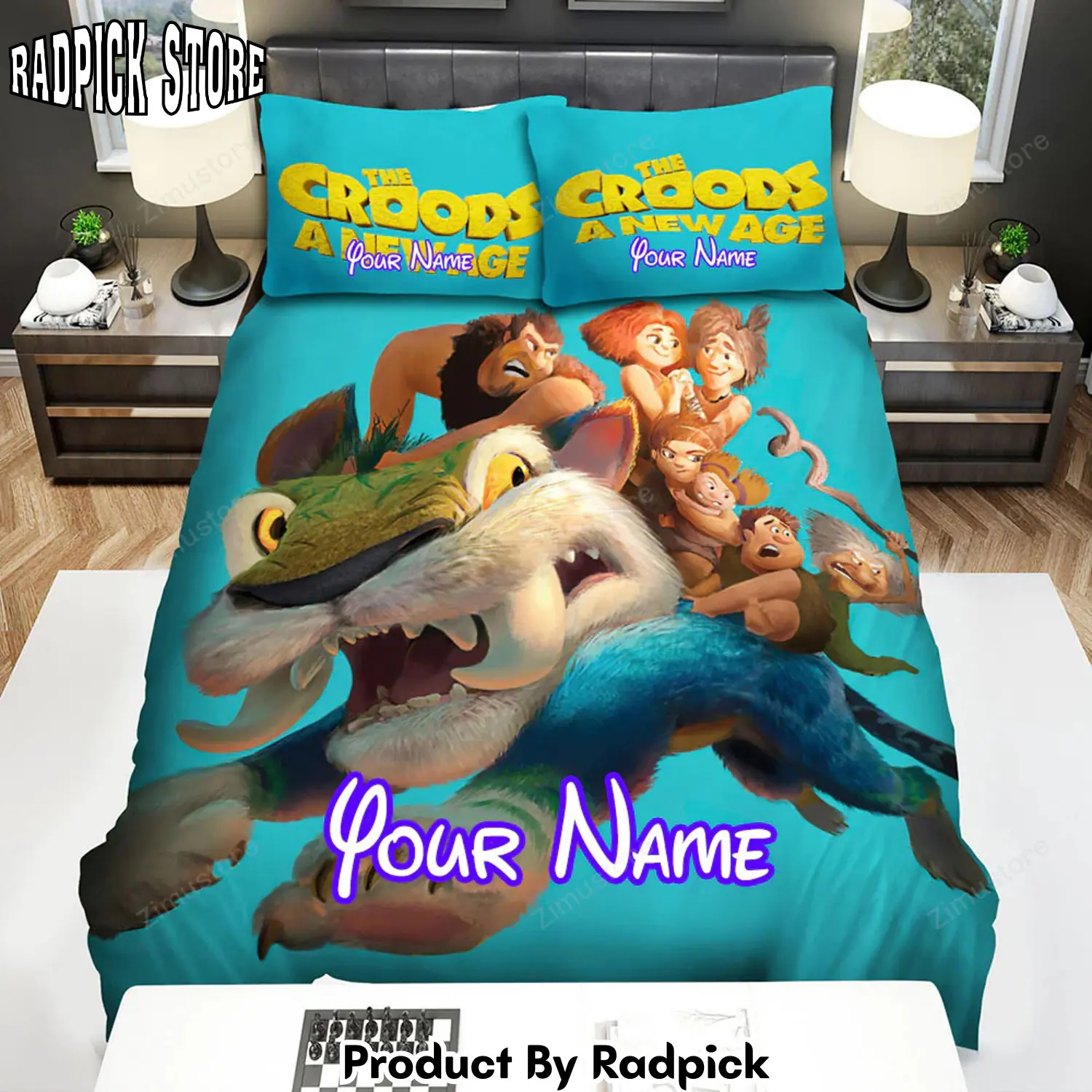 Radpick the croods a new age movie lion poster bed sheets spread comforter duvet cover personalized name bedding sets rp3271312